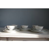 Rosenthal 1936 Winifred Kollektion Teeservice Service Für 5 Personen Frühstücksporzellan Deutschland Vintage von CzechColors