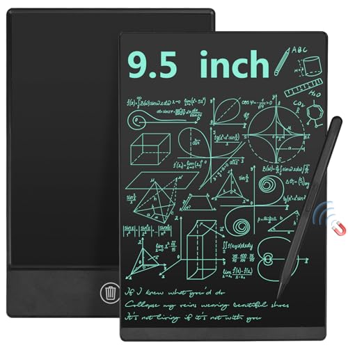 Czemo LCD-schreibtafel 9.5 Zoll, Mini LCD-Schreibtafeln Erwachsene, Tragbar Digitale Tafel Schreibtablett Zaubertafel für Büro, Memo, Notizbuch, Agenda, Skizzen, Einfarbig von Czemo