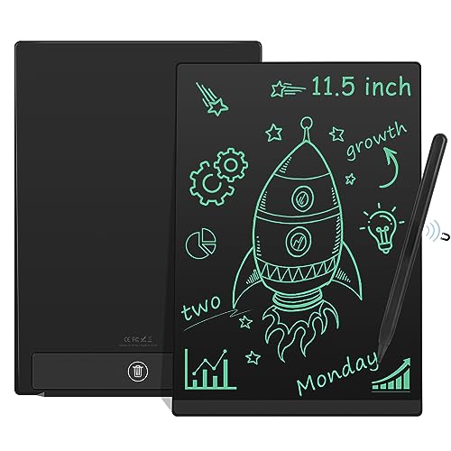 LCD Schreibtafel, Czemo 11.5 Zoll Vollbild LCD-Schreibtafeln für Erwachsene und Kinder mit Magnetisch, LCD Schreibbrett Digitales Zeichenbrett für Kühlschrank, Zeichnung, Memos (Dicke Schrift) von Czemo
