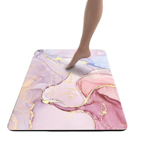 Cznlnzc Kieselgur-Badezimmerteppich, Duschvorleger Badvorleger Schnell Trocknend, badezimmermatte/duschvorleger rutschfest, Super Saugfähig Badezimmermatte Badezimmerteppich (50x80cm x 2.5mm,Color E) Cznlnzc Kieselgur-Badezimmerteppich, Duschvorleger Badvorleger Schnell Trocknend, badezimmermatte/duschvorleger rutschfest, Super Saugfähig Badezimmermatte Badezimmerteppich (50x80cm x 2.5mm,Color E) von Cznlnzc
