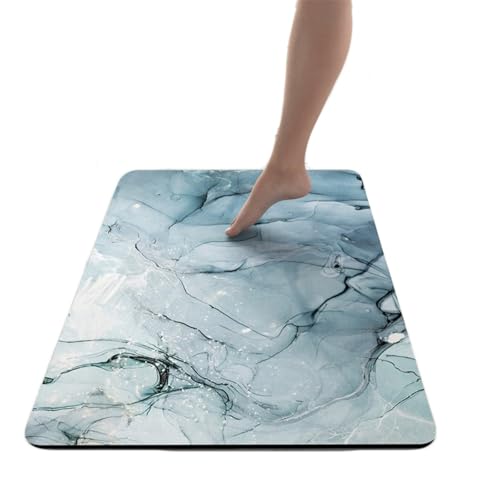 Cznlnzc Kieselgur-Badezimmerteppich, Duschvorleger Badvorleger Schnell Trocknend, badezimmermatte/duschvorleger rutschfest, Super Saugfähig Badezimmermatte Badezimmerteppich (50x80cm x 2.5mm,Color G) Cznlnzc Kieselgur-Badezimmerteppich, Duschvorleger Badvorleger Schnell Trocknend, badezimmermatte/duschvorleger rutschfest, Super Saugfähig Badezimmermatte Badezimmerteppich (50x80cm x 2.5mm,Color G) von Cznlnzc