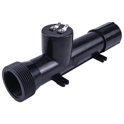 Czomoizc 4CH4002-R Schwimmbad-Ionisatorkammer, kompatibel mit Hybrid-Pool-Behandlungssystem, oberirdischer Pool, 4CH4002-R, Schwarz von Czomoizc