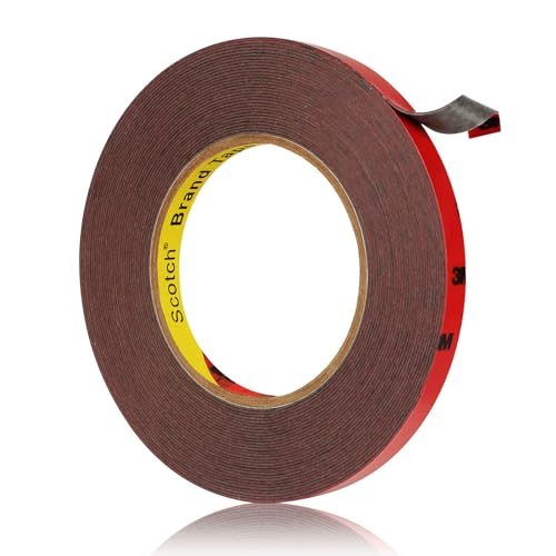 Doppelseitiges Klebeband Heavy Duty, Wasserdichtes Montage-Schaumband, 10mm x 11M 1 Rolle, Hochtemperaturbeständiges Klebeband für Auto, LED-Streifen, Bürodekoration, Hergestellt aus 3M VHB-Band. Doppelseitiges Klebeband Heavy Duty, Wasserdichtes Montage-Schaumband, 10mm x 11M 1 Rolle, Hochtemperaturbeständiges Klebeband für Auto, LED-Streifen, Bürodekoration, Hergestellt aus 3M VHB-Band. von Czuibbou