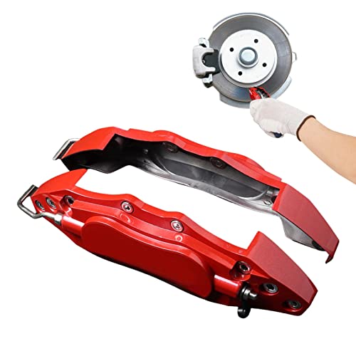 D/A Auto-Bremse vorne und hinten, Montageset aus Aluminiumlegierung, sicherer Schutz für Auto-Bremssättel, einfach zu montieren, Auto-Refit-Zubehör D/A Auto-Bremse vorne und hinten, Montageset aus Aluminiumlegierung, sicherer Schutz für Auto-Bremssättel, einfach zu montieren, Auto-Refit-Zubehör von D/A