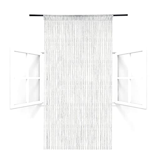 D/A Raumteilervorhänge - Dekorativer Perlenvorhang, Fadenvorhänge für Türöffnungen - Trennvorhang für Türen, für Wohnkultur, Raumteiler, Hochzeit, Café, 1 x 2 von D/A
