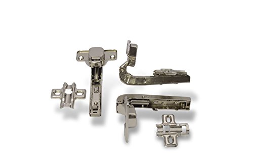4x Scharnier mit Dämpfer Topfband Topfbänder Clip 90° + Schrauben 4x Scharnier mit Dämpfer Topfband Topfbänder Clip 90° + Schrauben von D'CONTI