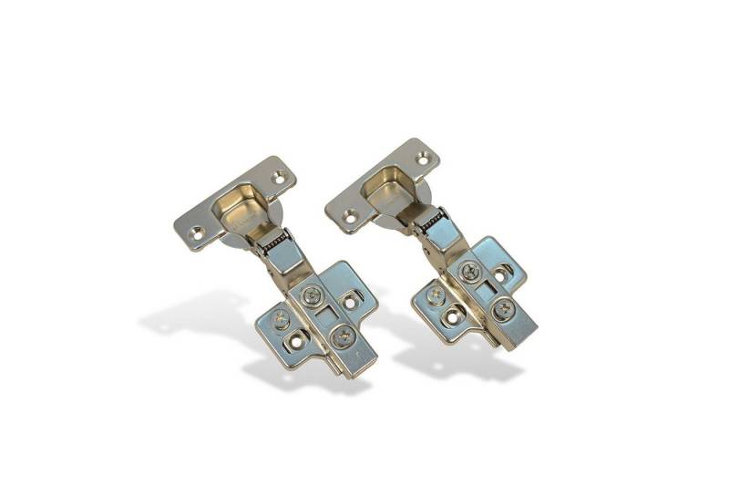 D'Conti Möbelbeschlag 3D Mittelanschlag mit hydraulisch Dämpfer Scharnier Topfscharniere (2 St) von D'Conti