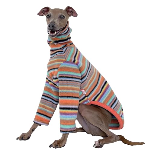 D DOGGY STAR Italienische Windhundkleidung, Polarfleecepullover, T-Shirts für Hunde, Größe M, Regenbogenfarben D DOGGY STAR Italienische Windhundkleidung, Polarfleecepullover, T-Shirts für Hunde, Größe M, Regenbogenfarben von D DOGGY STAR