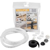 D-LINE Kabelhalter-Kit Weiß von D-LINE