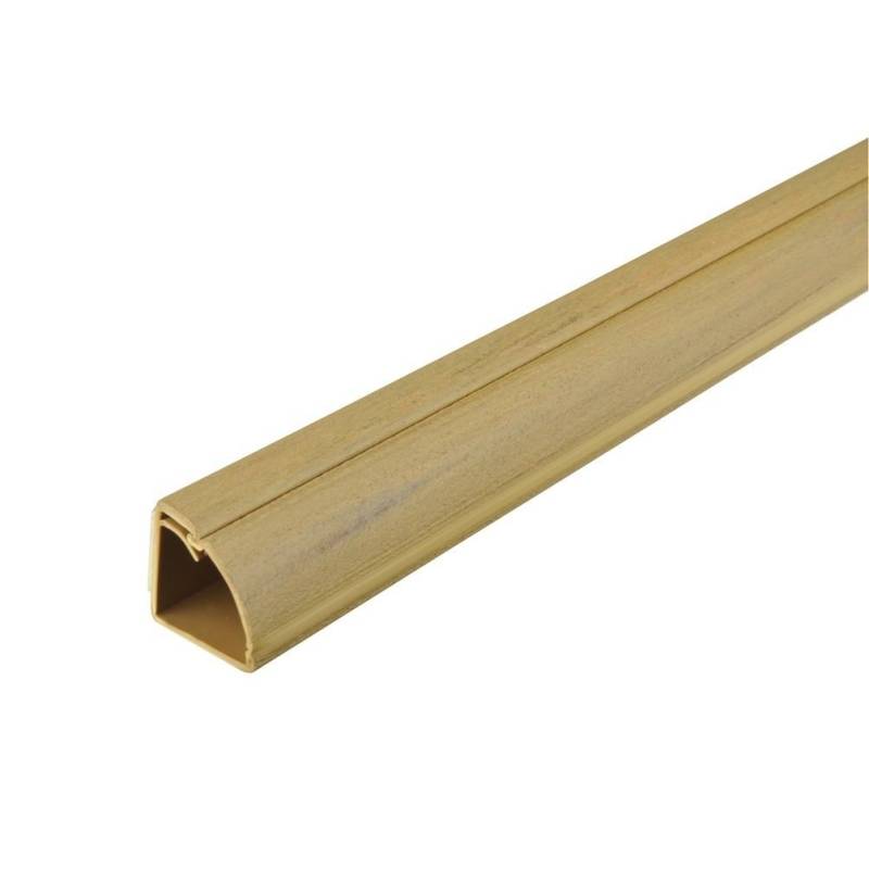 D-Line Design Kabelkanal 22x22mm holzoptik 2 m, Viertelkreis von D-Line Design