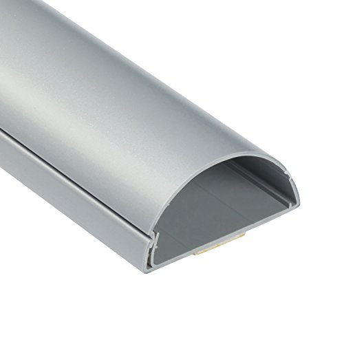 D-Line Kabelkanal flfr1d6030 a 1 m Kabelkanal 60 x 30 mm – Aluminium-Optik von D-Line