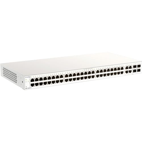 D-Link DBS-2000-52 Cloud Managed Gigabit Smart Switch (52 Ports, davon 48x1G 10/100/1000 Mbit/s Ports, 4 x Glasfaser SFP/Combo Slots, Metallgehaüse, Nuclias, Aktion) D-Link DBS-2000-52 Cloud Managed Gigabit Smart Switch (52 Ports, davon 48x1G 10/100/1000 Mbit/s Ports, 4 x Glasfaser SFP/Combo Slots, Metallgehaüse, Nuclias, Aktion) von D-Link