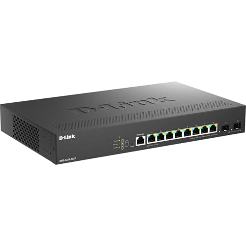 D-Link 8 x 2.5Gbps Multi-G Ethernet PoE Ports with 2 x 10G SFP+, DMS-1250-10SP/E D-Link 8 x 2.5Gbps Multi-G Ethernet PoE Ports with 2 x 10G SFP+, DMS-1250-10SP/E von D-Link