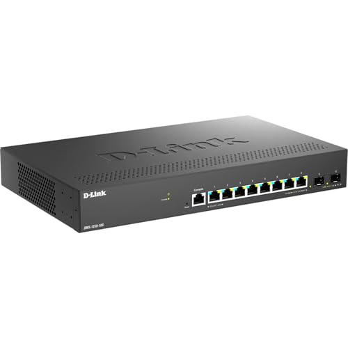 D-Link 8 x 2.5Gbps Multi-G Ethernet Ports with 2 x 10G SFP+ Ports, DMS-1250-10S/E von D-Link