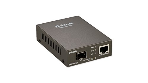 D-Link DMC-G01LC/E Gigabit Ethernet SFP Konverter (1x 10/100/1000Mbit/s RJ-45, 1x 100/1000Mbit/s SFP-Slot für optionale D-Link LC-Duplex SFP Transceiver-Module) von D-Link