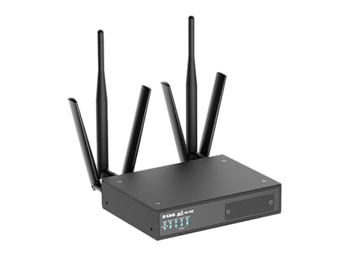 D-Link DWM-550-G 5G M2M Industrie-Router | Dual-SIM Failover, 5G NR & 4G LTE, Wi-Fi 6 AX1800, VPN-Sicherheit, Robustes Design -30~70°C, Multi-WAN mit automatischem Failover & Lastverteilung von D-Link