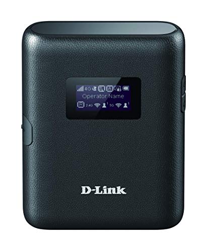 D-Link DWR-933 LTE Kat.6 Mobile Hotspot (AC1200 Dualband, 4G LTE mit bis zu 300 Mbit/s Downloadgeschwindigkeit, 3000mAh Akku für bis zu 14 Stunden Batteriebetrieb) von D-Link