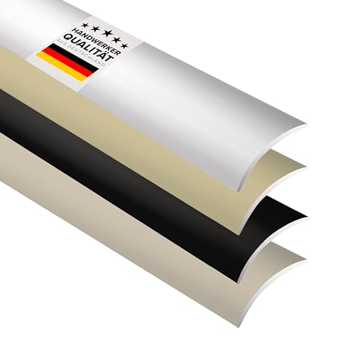 D-TACK Übergangsprofil Alu gewölbt selbstklebend | Übergangsschiene | Breite 30 mm | Länge 1 m | Silber | Übergangsleiste aus eloxiertem Aluminium | Abdeckleiste in Handwerker-Qualität D-TACK Übergangsprofil Alu gewölbt selbstklebend | Übergangsschiene | Breite 30 mm | Länge 1 m | Silber | Übergangsleiste aus eloxiertem Aluminium | Abdeckleiste in Handwerker-Qualität von D-Tack