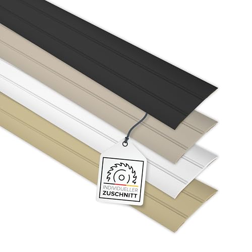 D-TACK Übergangsprofil Alu selbstklebend nach Maß bis 1 m | Breite 37 mm | Schwarz | Flache Übergangsleiste | Abdeckleiste in Handwerkerqualität | Übergangsleiste aus eloxiertem Aluminium D-TACK Übergangsprofil Alu selbstklebend nach Maß bis 1 m | Breite 37 mm | Schwarz | Flache Übergangsleiste | Abdeckleiste in Handwerkerqualität | Übergangsleiste aus eloxiertem Aluminium von D-Tack