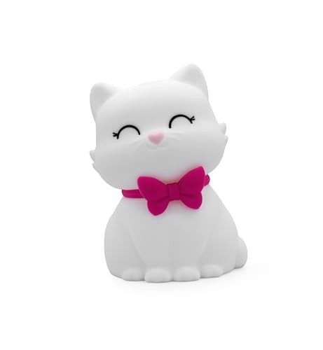 [D]hink DHINK - Nachtlicht LED Katze – Nachtlampe aus Silikon für Baby- und Kinderzimmer – Nachttischlampe für Kinder – Geschenk zur Geburt, Weiß von [D]hink