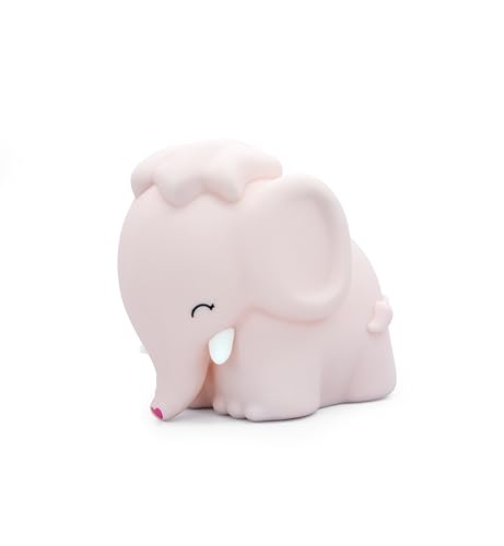 [D]hink DHINK - Wiederaufladbares LED-Nachtlicht Elephante – Nachtlicht aus Silikon für Baby- und Kinderzimmer – Nachttischlampe für Kinder – Geschenk zur Geburt von [D]hink
