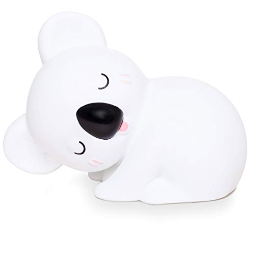 [D]hink Koala Nachtlicht für Kinder und Babys, Nachttischlampe LED mehrere Farben, Grau von [D]hink