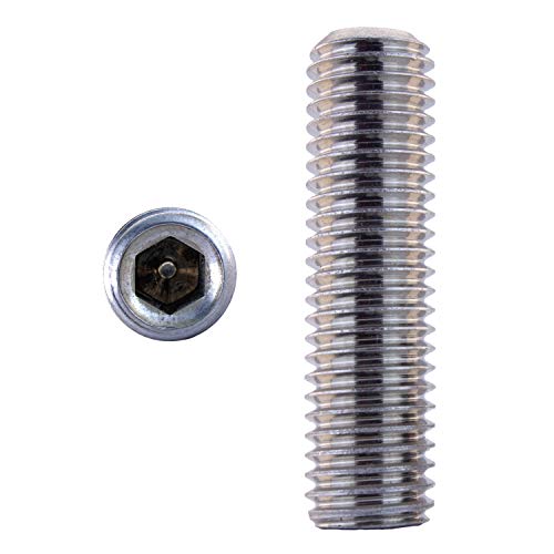 D´s Items | Gewindestifte mit Kegelkuppe - M2,5x3 - DIN 913 - Edelstahl A2 - [1000 Stück] - | Wurmschrauben | Madenschrauben V2A von D´s Items