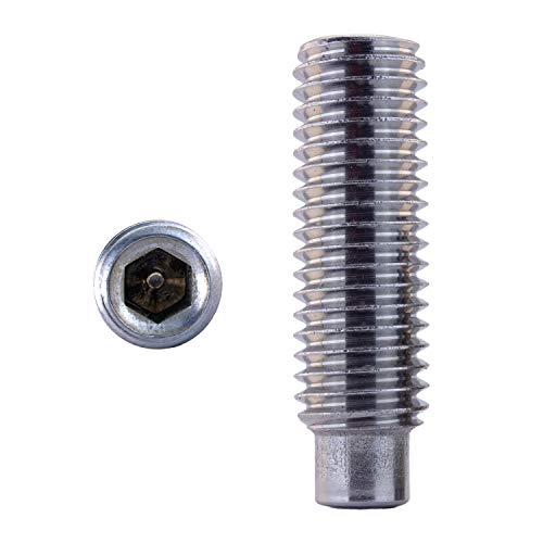 Gewindestifte M12 X 30 DIN 915 m. Zapfen Edelstahl A2 (5 Stück) - V2A Madenschrauben von D´s Items