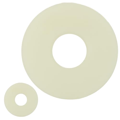 Große Unterlegscheiben M20 DIN 9021 Polyamid PA (10 Stück) - Kunststoff-Scheiben Beilagscheiben Polymerscheiben von D´s Items