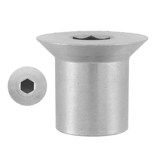 Hülsenmuttern M12 mit Senkkopf u. Innensechskant Edelstahl A1 (5 Stück) - Hülsenmutter von D´s Items