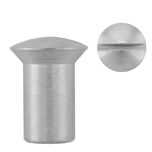 Hülsenmuttern M4 mit Linsenkopf u. Schlitz Edelstahl A1 (5 Stück) - Hülsenmutter von D´s Items