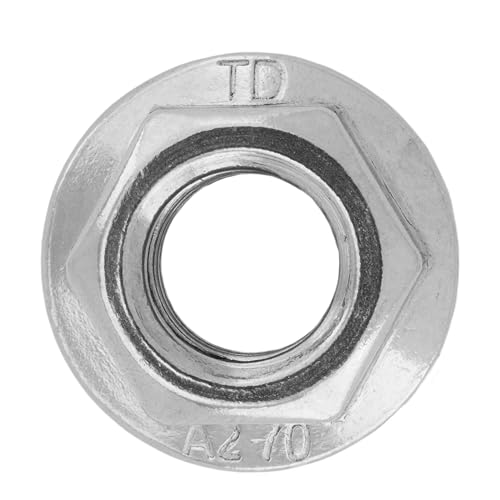 Sechskantmutter M6 mit Flansch DIN 6923 Edelstahl A2 (1 Stück) - Sperrzahnmutter Bundmutter Flanschmutter von D´s Items