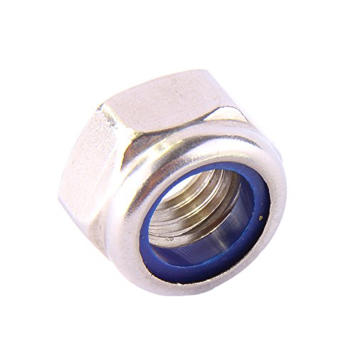 Sechskantmuttern M24 selbstsichernd DIN 985 Edelstahl A2 (2 Stück) - Sicherungsmuttern Stopmuttern Klemmmuttern Muttern V2A von D´s Items