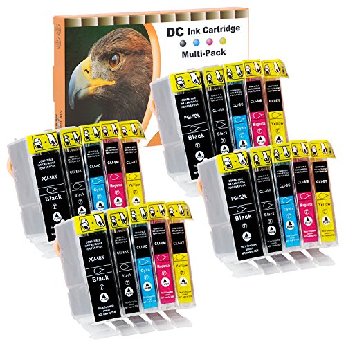 D&C 20x Druckerpatronen Kompatibel für Canon PGI-5 CLI-8 für Canon Pixma MP530 MP600 MP600r MP610 MP800 MP800r MP810 MP830 MP970 MX700 MX850 iP3300 iP3500 iP4200 iP4200x iP4300 iP4500 iP4500x iP5200 D&C 20x Druckerpatronen Kompatibel für Canon PGI-5 CLI-8 für Canon Pixma MP530 MP600 MP600r MP610 MP800 MP800r MP810 MP830 MP970 MX700 MX850 iP3300 iP3500 iP4200 iP4200x iP4300 iP4500 iP4500x iP5200 von D&C