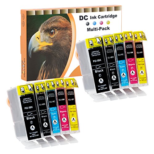 D&C 10x Druckerpatronen Kompatibel für Canon PGI-5 CLI-8 für Canon Pixma iP3300 iP3500 iP4200 iP4200x iP4300 iP4500 iP4500x iP5200 iP5200r iP5300 iP6600 iP6700 iX4000 iX5000 MP500 MP510 MP520 MP520x D&C 10x Druckerpatronen Kompatibel für Canon PGI-5 CLI-8 für Canon Pixma iP3300 iP3500 iP4200 iP4200x iP4300 iP4500 iP4500x iP5200 iP5200r iP5300 iP6600 iP6700 iX4000 iX5000 MP500 MP510 MP520 MP520x von D&C