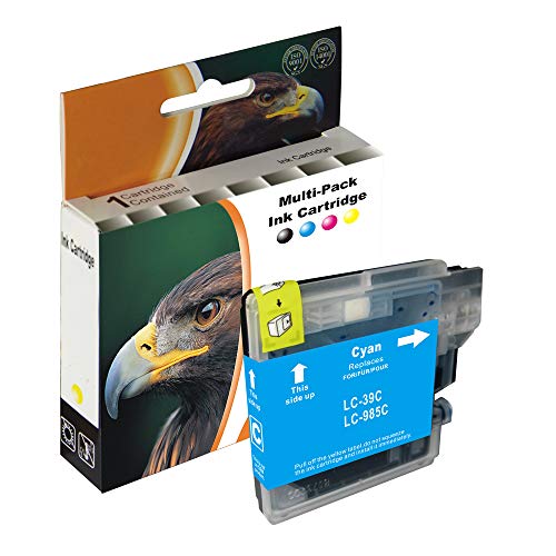 D&C 1x 10ml Cyan Druckerpatronen XL Kompatibel für Brother LC985 LC-985 für LC-39 LC-975 Brother DCP-J 125, DCP-J 140 W, DCP-J 315 W, DCP-J 515 W, MFC-J 220, MFC-J 265 W, MFC-J 410, MFC-J 415 W D&C 1x 10ml Cyan Druckerpatronen XL Kompatibel für Brother LC985 LC-985 für LC-39 LC-975 Brother DCP-J 125, DCP-J 140 W, DCP-J 315 W, DCP-J 515 W, MFC-J 220, MFC-J 265 W, MFC-J 410, MFC-J 415 W von D&C