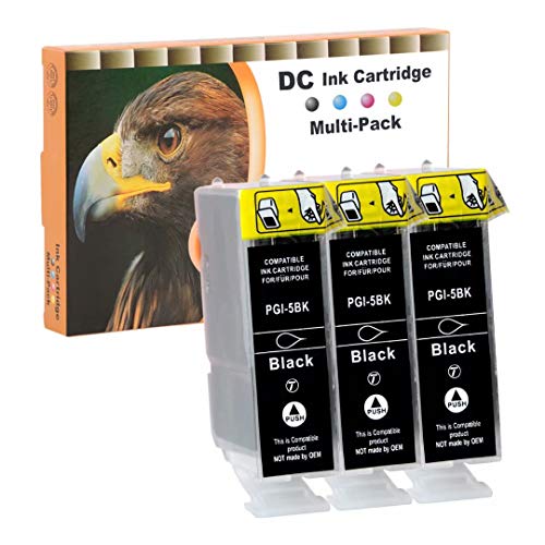 D&C 3x 28ml Black Druckerpatronen Kompatibel für Canon PGI-5 BK für Canon Pixma iP3300 iP3500 iP4200 iP4200x iP4300 iP4500 iP4500x iP5200 iP5200r iP5300 iP6600 iP6700 iX4000 iX5000 MP500 MP510 MP520 D&C 3x 28ml Black Druckerpatronen Kompatibel für Canon PGI-5 BK für Canon Pixma iP3300 iP3500 iP4200 iP4200x iP4300 iP4500 iP4500x iP5200 iP5200r iP5300 iP6600 iP6700 iX4000 iX5000 MP500 MP510 MP520 von D&C