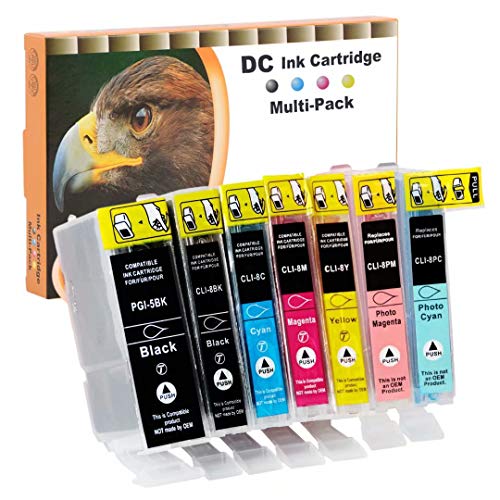 D&C 7x Druckerpatronen Kompatibel für Canon PGI-5 CLI-8 für Canon Pixma iP4200 iP4200x iP4300 iP4500 iP4500x iP5200 iP5200r iP5300 iP6600 iP6700 iX4000 iX5000 MP500 MP510 MP520 MP520x MP530 MP600 D&C 7x Druckerpatronen Kompatibel für Canon PGI-5 CLI-8 für Canon Pixma iP4200 iP4200x iP4300 iP4500 iP4500x iP5200 iP5200r iP5300 iP6600 iP6700 iX4000 iX5000 MP500 MP510 MP520 MP520x MP530 MP600 von D&C