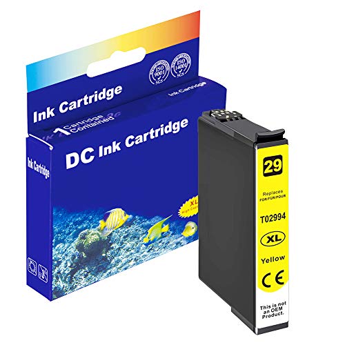 D&C Kompatibel für Epson 29XL 2994 für Epson Expression Home XP-430 XP-430 Serie XP-235 XP-342 XP-432 XP-435 XP-442 XP-445 XP-452 XP-455 XP-245 XP-247 XP-255 XP-257 XP-452 XP-455 (1x15ml Yellow) von D&C
