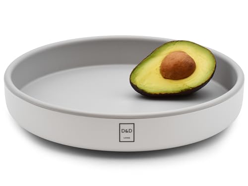 D&D Living® Drehteller Ø 25 cm - Küche & Kühlschrank Organizer drehbar | Lazy Susan Gewürzregal mit verstärktem Kunststoff | Rondell mit leiser Drehung von D&D Living