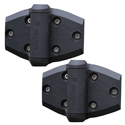 D&D TECHNOLOGIES TCA3S3 Series 3 Tru-Close Selbstschließendes Türscharnier, 1 Paar, Schwarz von D&D TECHNOLOGIES