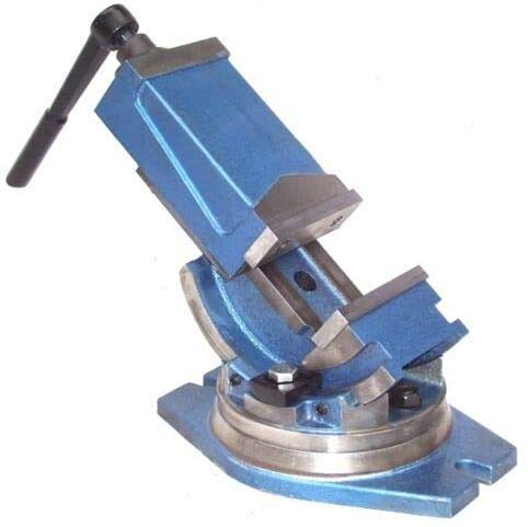 D&L 55529 2-Achsen Maschinenschraubstock QHK100 Schraubstock kipp schwenkbar drehbar AWZ, Blau D&L 55529 2-Achsen Maschinenschraubstock QHK100 Schraubstock kipp schwenkbar drehbar AWZ, Blau von D&L