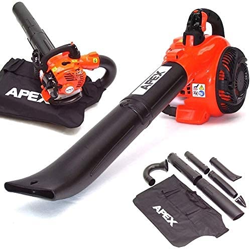 D&L Benzin Laubsauger Laubbläser 55117 Laubhäcksler 26ccm Gartenhäcksler Gebläse AWZ von D&L
