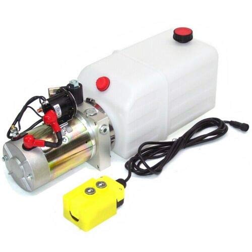 Hydraulikpumpe 56250 Tank 5 Ltr. Hydraulikaggregat 12 V 2000W Pumpe LKW Kipper AWZ von D&L