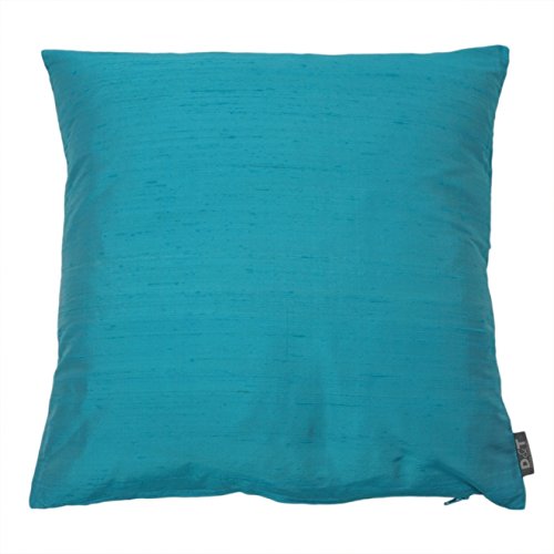 Zierkissen Seidenkissen 40x40cm (65.capri turquoise) von D&T Design