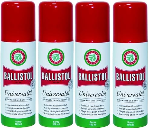 Ballistol Universalöl Spray, 200 ml, 4 Stück von D.LINE