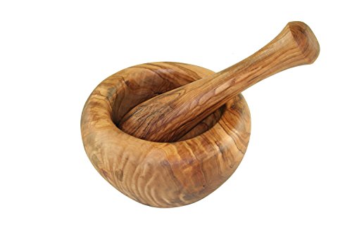 D.O.M.® Mörser ca. 8 cm aus Olivenholz von D.O.M. Die Olivenholz Manufaktur