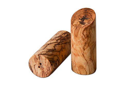 D.O.M.® Salz- und Pfefferstreuer Turm Olivenholz 2er Set von D.O.M. Die Olivenholz Manufaktur