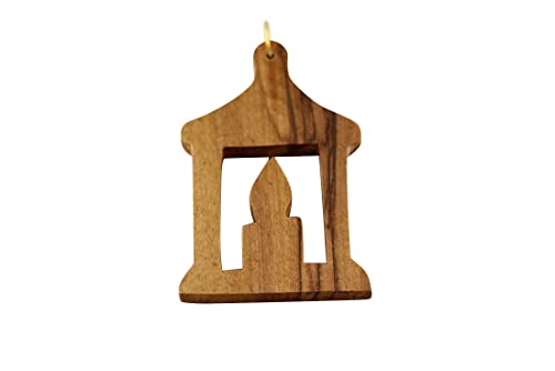 D.O.M. Olivenholz Christbaumschmuck Typ 4 Kerze von D.O.M. Die Olivenholz Manufaktur
