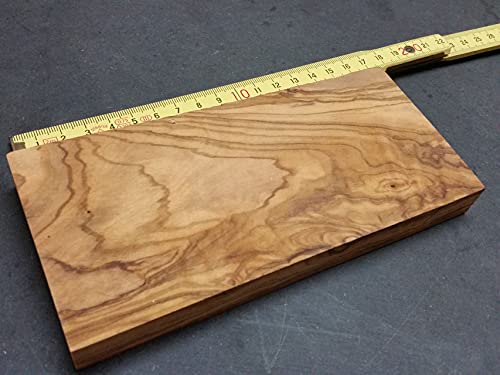 D.O.M. Rohholz Olivenholz Kanteln 170 x 80 x 18 mm von D.O.M. Die Olivenholz Manufaktur